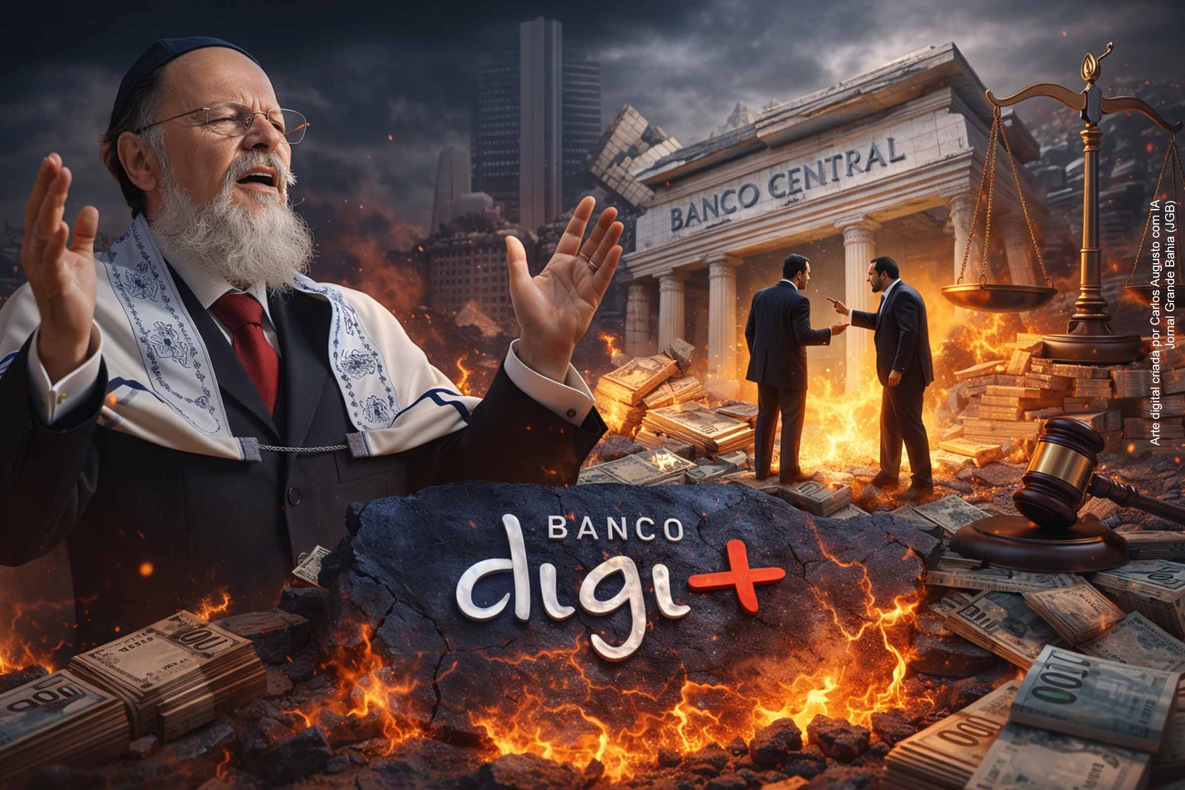 O Banco Digimais atravessa uma crise estrutural que envolve um rombo de quase meio bilhão de reais, disputas judiciais com o sócio da Yards Capital e a deterioração de créditos ligados a instituições que entraram em colapso. A desistência de compradores estratégicos, como BlueBank e Nubank, agravou o cenário, enquanto o Banco Central mantém vigilância sobre a instituição. O ex-presidente do Banco do Brasil, Aldemir Bendine, assume para conduzir a venda ou reestruturação.