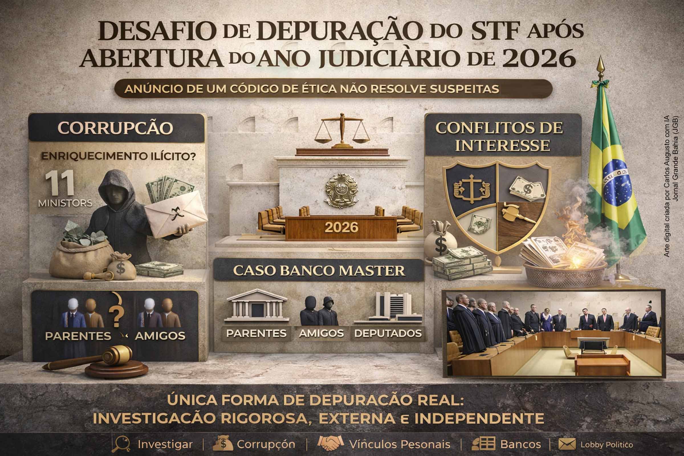 Abertura do Ano Judiciário de 2026: o discurso da ética do ministro Edson Fachin e a urgência da depuração real do STF