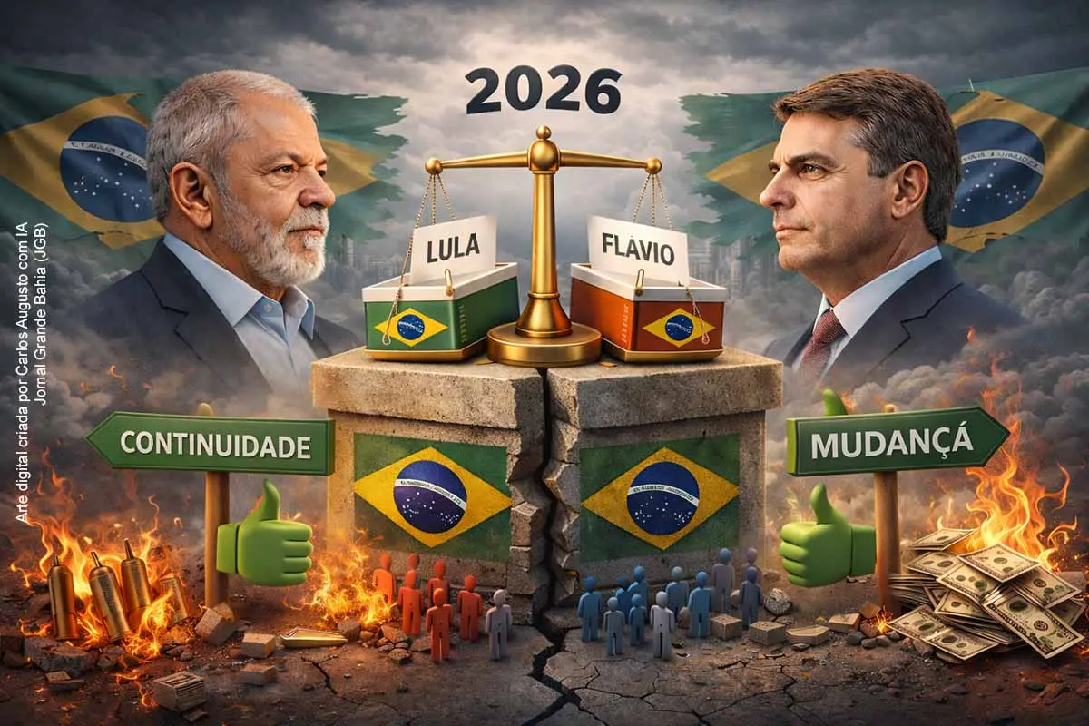 A pesquisa Atlas/Bloomberg de fevereiro de 2026 aponta um cenário de polarização política consolidada no Brasil. Apesar da avaliação negativa do governo, Lula mantém liderança eleitoral no primeiro turno, fenômeno associado ao voto por rejeição ao adversário. O levantamento também mostra fragmentação no campo da direita, mas indica que alguns candidatos podem competir de forma mais equilibrada no segundo turno. O estudo sugere uma eleição marcada por medo político, rejeição elevada e disputa acirrada entre polos.