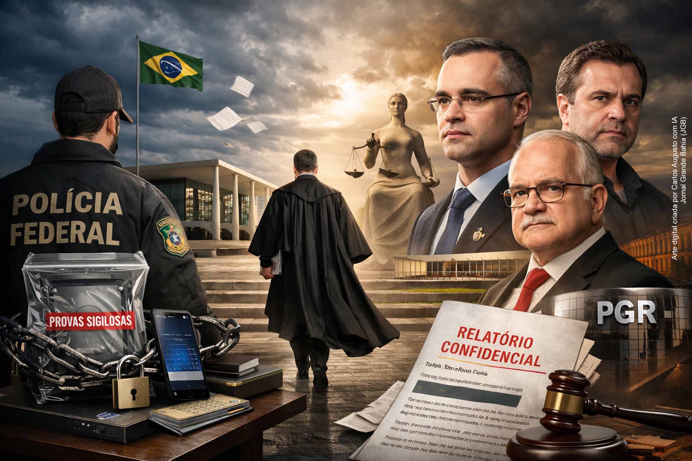 A saída de Dias Toffoli da relatoria do caso Banco Master, em 12/02/2026, encerrou etapa marcada por atritos com a PF sobre prazos operacionais e controle de provas digitais, incluindo decisões de lacre no STF e custódia na PGR. Relatório entregue a Fachin com menções ao ministro levou à arguição de suspeição e à redistribuição do caso para André Mendonça. O Planalto orientou ministros a não comentar a crise.