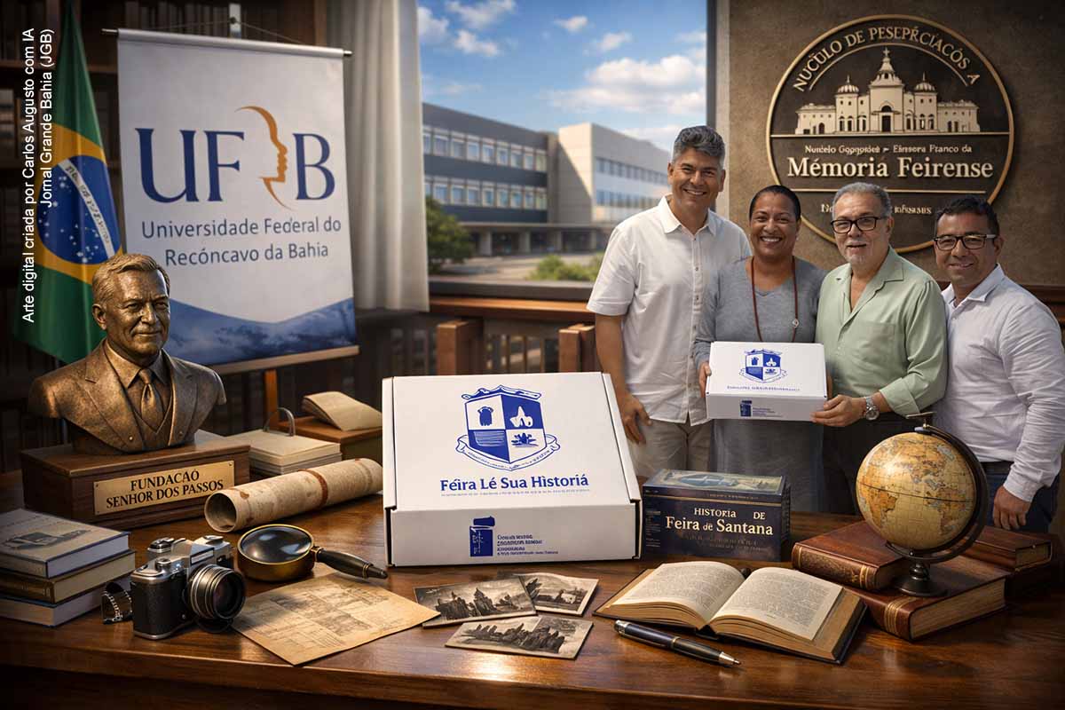 Fundação Senhor dos Passos entrega acervo do projeto “Feira Lê Sua História” à UFRB e reforça preservação da memória de Feira de Santana