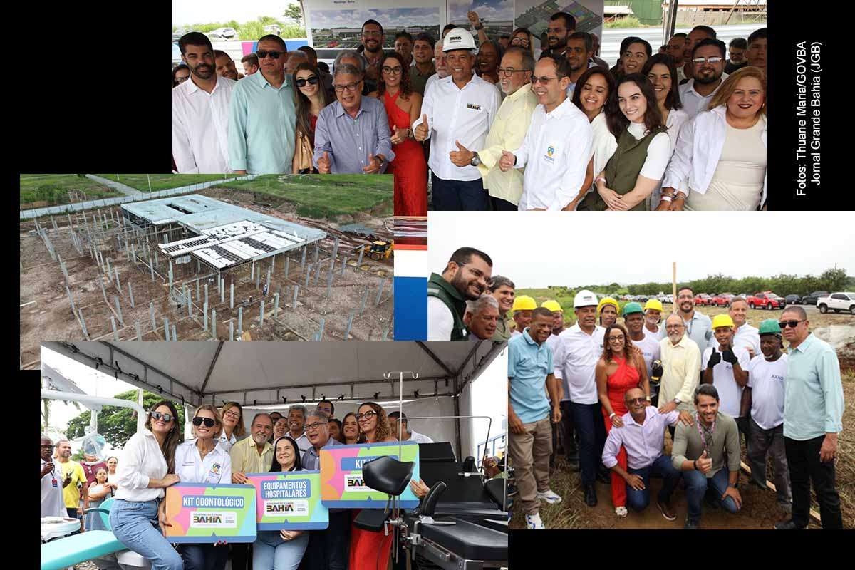 Governador Jerônimo Rodrigues assina ordem de serviço para construção do Hospital Regional de Itapetinga, no sudoeste da Bahia, em agenda oficial realizada neste sábado (28/02/2026).