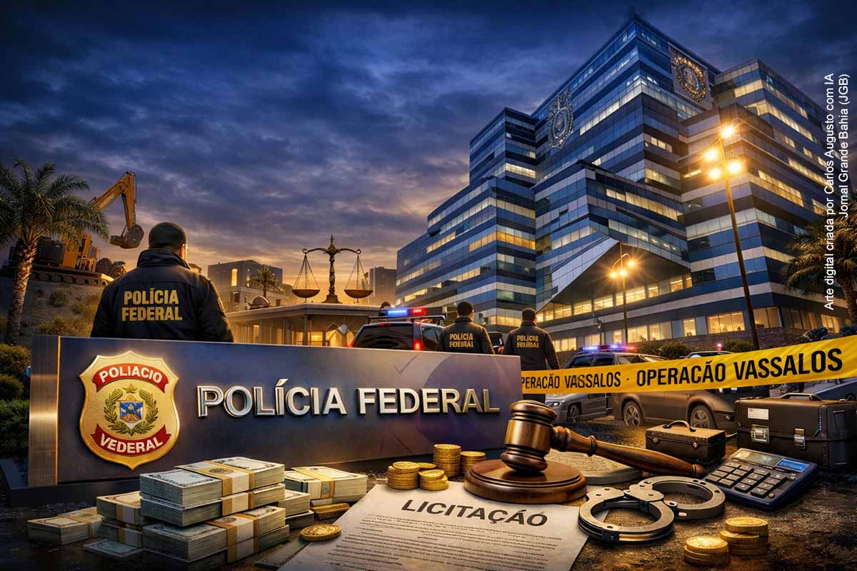 A Polícia Federal deflagrou nesta quarta-feira (25/02/2026) a Operação Vassalos, investigação que apura um suposto esquema de desvio de recursos de emendas parlamentares por meio do direcionamento de licitações públicas. Autorizada pelo ministro Flávio Dino, do STF, a operação cumpre 42 mandados de busca e apreensão em cinco estados. Entre os alvos estão Fernando Bezerra Coelho, Fernando Coelho Filho e Miguel Coelho, investigados por crimes como fraude em licitação, corrupção, peculato e lavagem de dinheiro.
