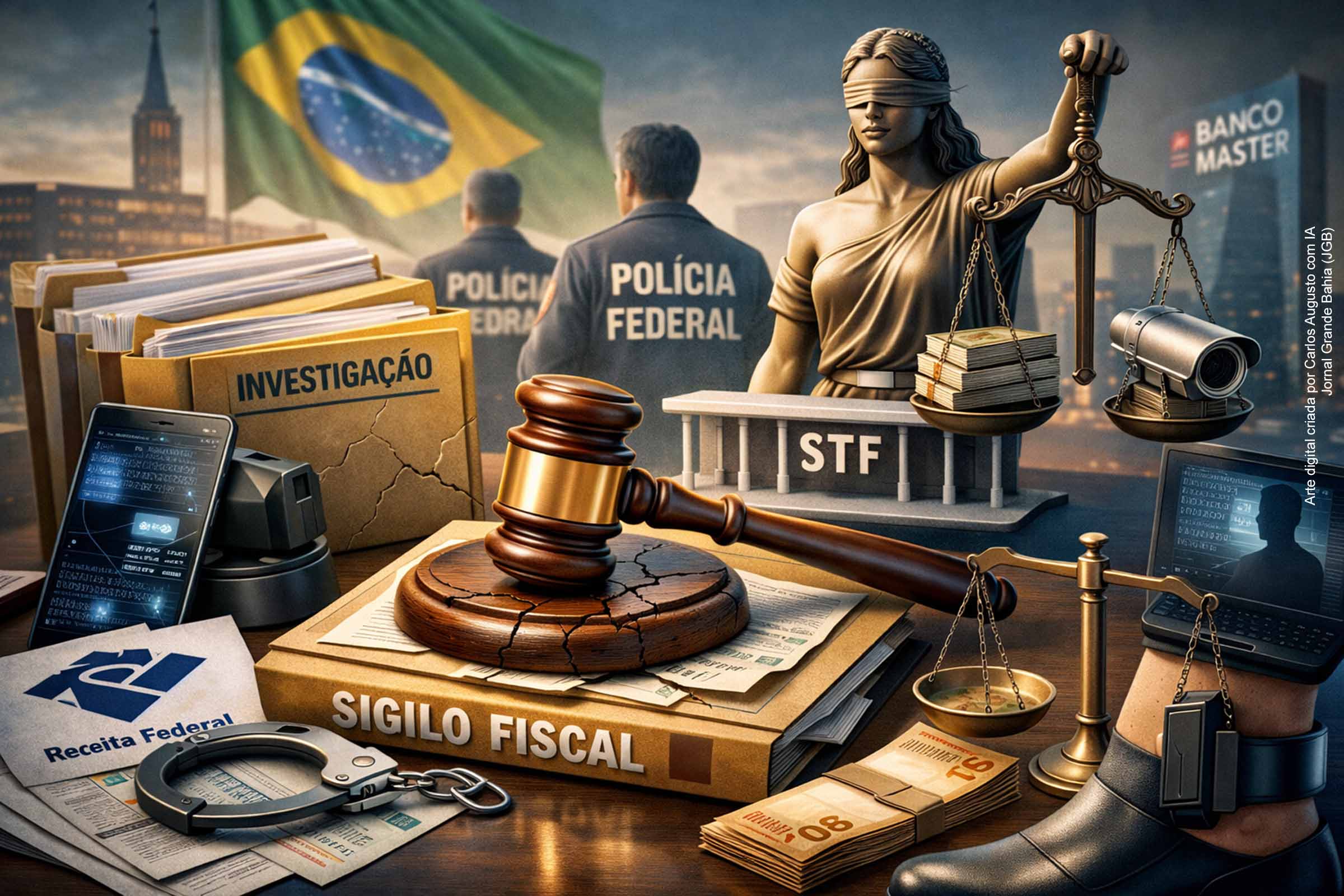 A Polícia Federal investiga o acesso irregular e o possível vazamento de dados fiscais de ministros do STF e familiares após auditoria da Receita identificar consultas indevidas em sistemas internos. Quatro servidores foram afastados, e a apuração busca determinar se houve motivação política, financeira ou outra finalidade ilícita. O caso provocou divisão interna no Supremo e ocorre em meio a controvérsias envolvendo contratos milionários e investigações bancárias.