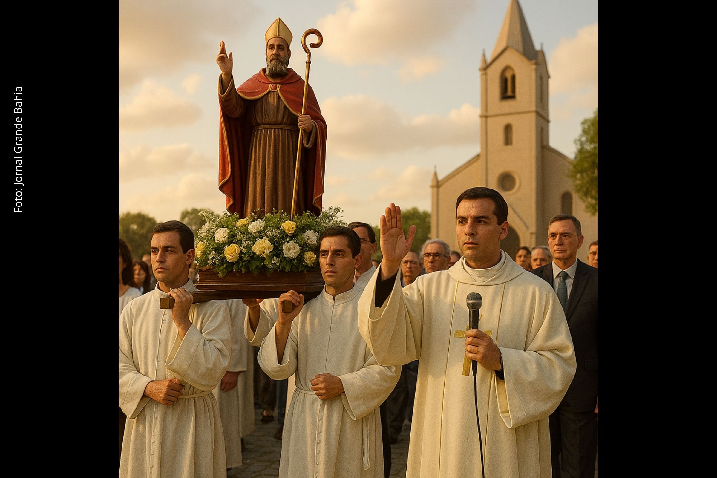 Celebração religiosa reuniu comunidade do bairro, encerrou novenário e manteve tradição dedicada ao santo protetor da garganta.