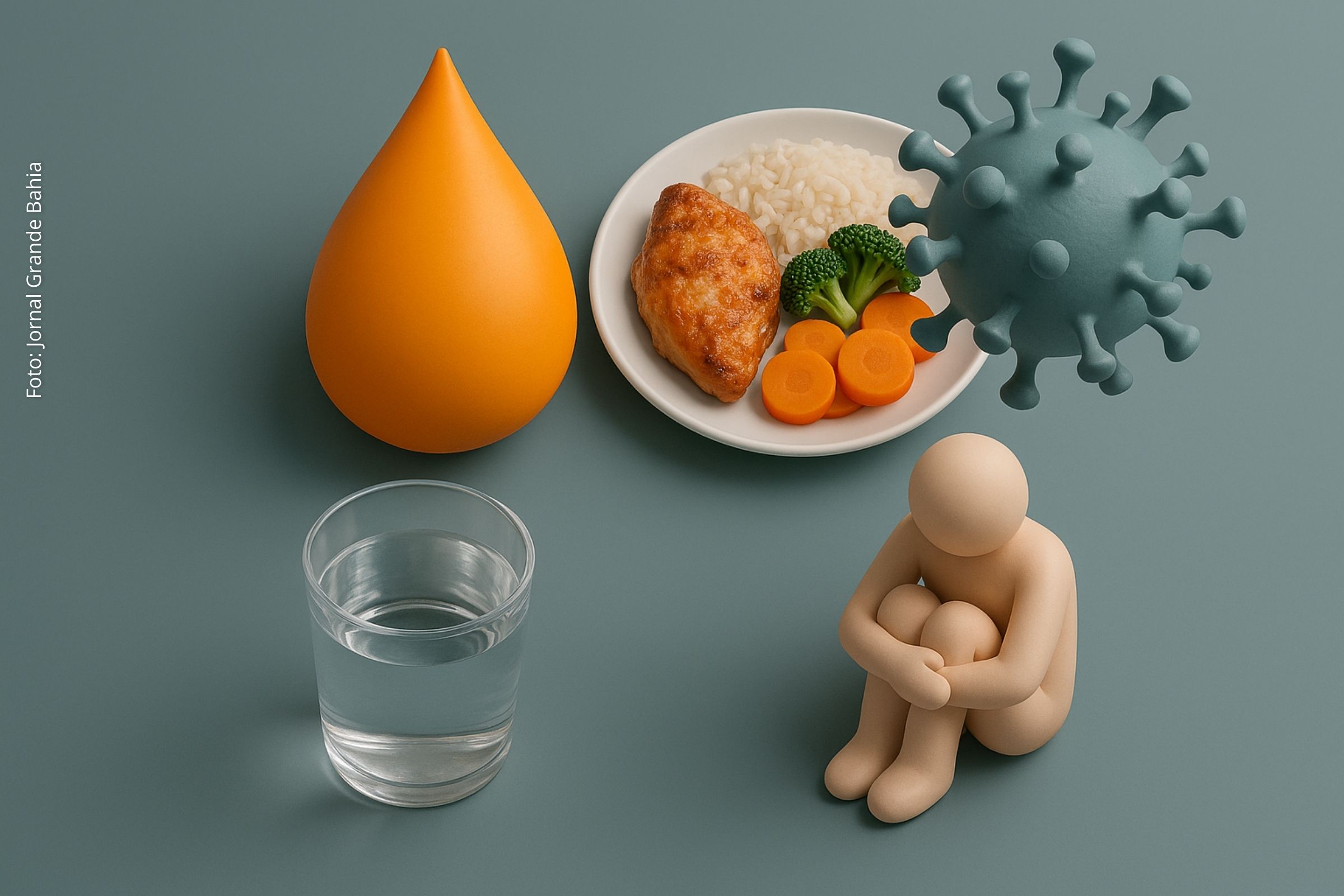 Dados epidemiológicos apontam maior incidência em crianças de 1 a 4 anos e pessoas acima de 10 anos, com orientação para hidratação e prevenção.