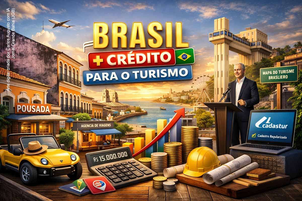 O Ministério do Turismo iniciou, nesta segunda-feira (02/03), em Salvador (BA), o programa “Brasil mais Crédito para o Turismo”, uma mobilização nacional integrada com Estados e municípios para facilitar o acesso ao crédito do Fundo Geral de Turismo (Fungetur) e promover a regularização de prestadores no Cadastur. A iniciativa oferece atendimento segmentado, orientação técnica e apoio à inclusão no Mapa do Turismo Brasileiro, visando fortalecer negócios, estimular investimentos, gerar emprego e dinamizar a economia local.