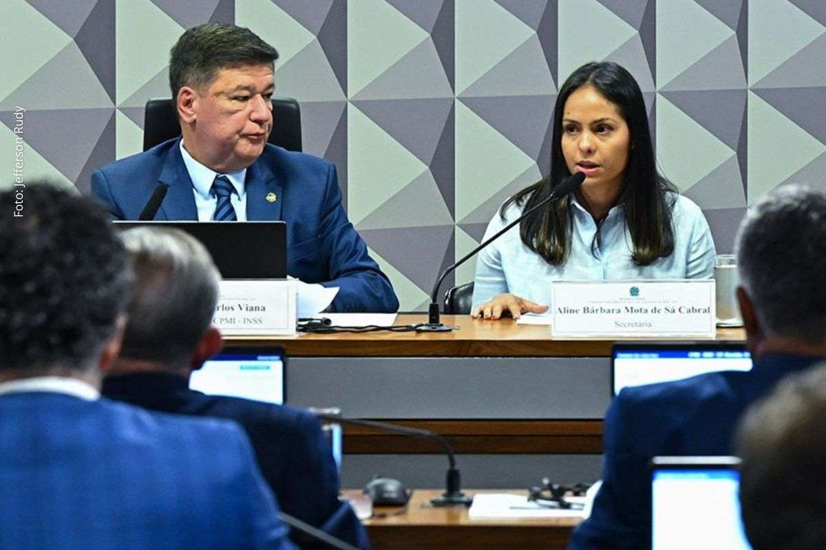 Aline Cabral afirmou desconhecer origem de valores e compareceu à comissão amparada por habeas corpus para garantir direito ao silêncio.