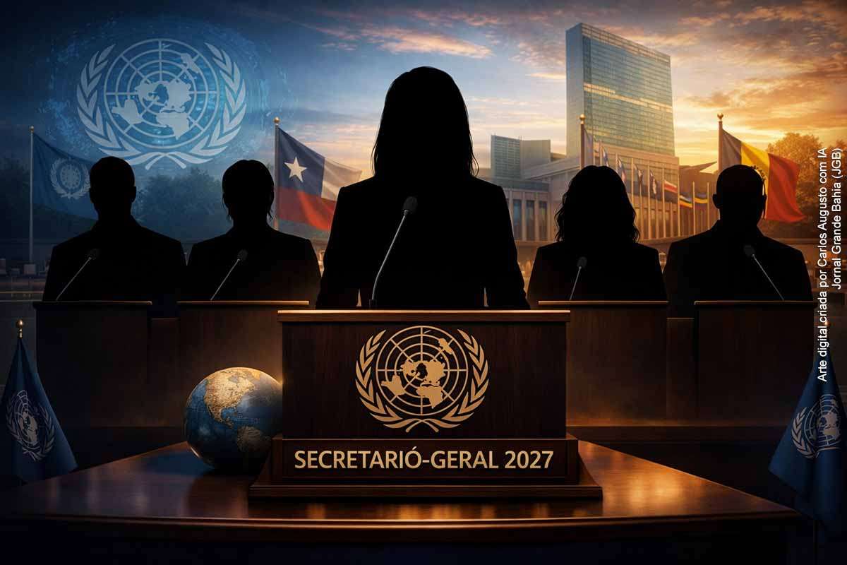 A sucessão do secretário-geral da ONU em 2027 já mobiliza cinco candidatos indicados por sete países. A disputa inclui Rafael Grossi, Michelle Bachelet, Rebeca Grynspan, Macky Sall e Virginia Gamba. O processo envolve debates públicos e a decisão final do Conselho de Segurança e da Assembleia Geral. A eleição ocorre em meio a pressões por reforma institucional, maior representatividade de gênero e possível retorno da liderança latino-americana ao comando da organização.