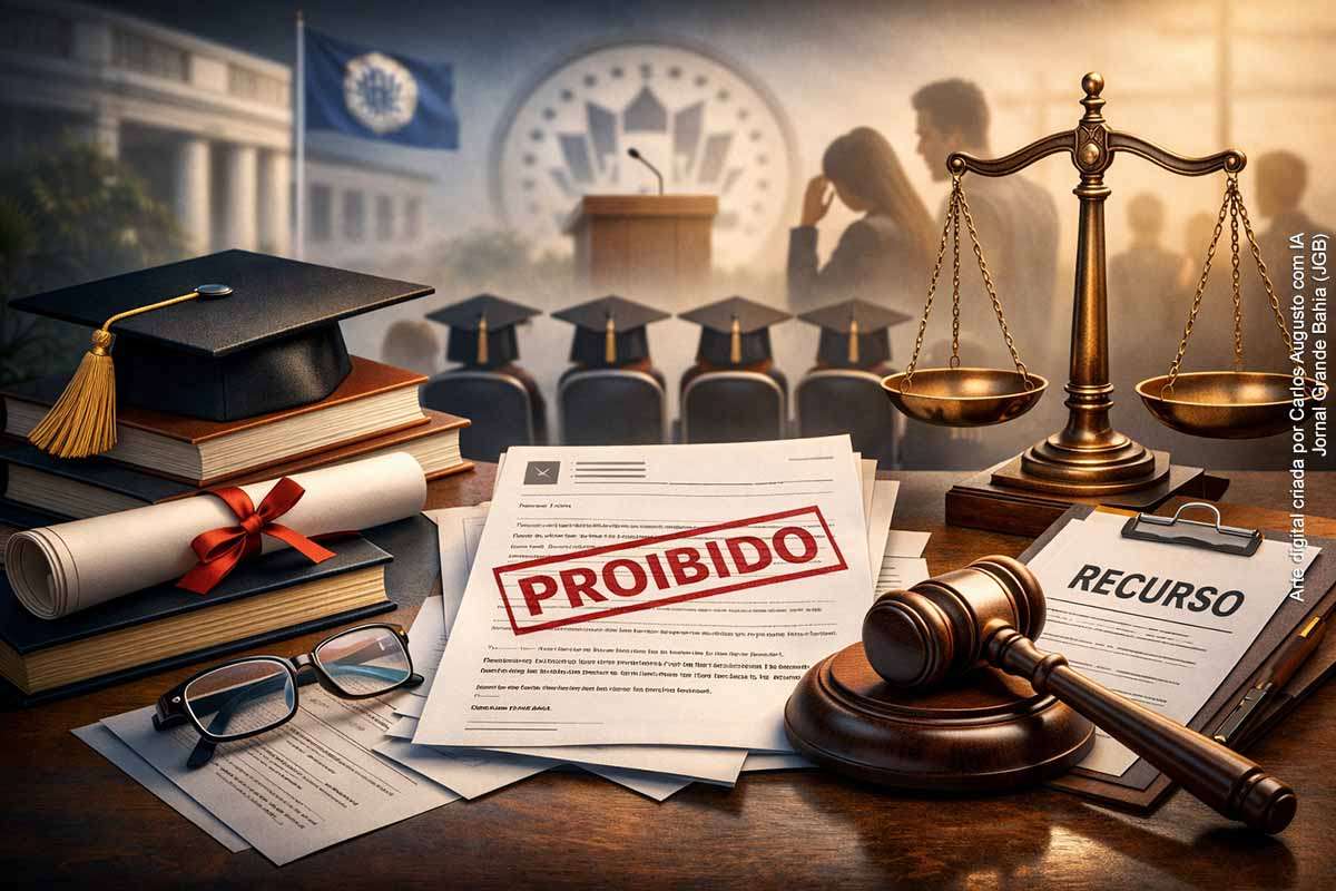 Docentes da UEFS contestam a proibição de cinco formandos de participarem da colação de grau de 2025.2, apesar de terem concluído o curso no semestre anterior e cumprido todas as exigências institucionais. A decisão, comunicada às vésperas da cerimônia, gerou prejuízos financeiros e desgaste emocional. Professores cobram intervenção da Reitoria e apontam falhas administrativas no cerimonial, defendendo uma solução baseada na razoabilidade e na responsabilidade institucional.