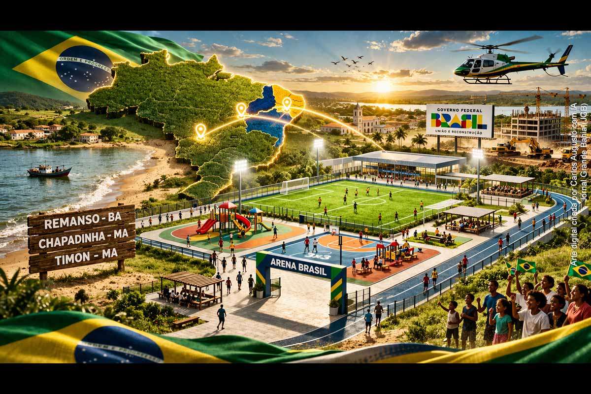O governo federal amplia o programa Arena Brasil com novas entregas na Bahia e no Maranhão, incluindo uma unidade em Remanso (BA). A iniciativa busca promover inclusão social, incentivar o esporte e fortalecer a infraestrutura pública em regiões vulneráveis. Com investimento de R$ 850 milhões e mais de 700 arenas previstas, o programa aposta na interiorização dos recursos, embora ainda dependa de gestão eficiente e avaliação de impacto para garantir resultados duradouros.