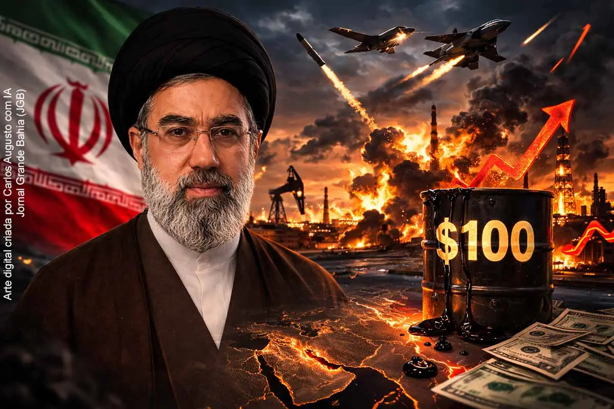O Irã nomeou Mojtaba Khamenei como novo líder supremo após a morte de Ali Khamenei em ataques durante a guerra com Estados Unidos e Israel. A decisão da Assembleia de Peritos consolida a permanência das facções linha-dura no poder. O conflito elevou os preços do petróleo acima de US$ 100 por barril e ampliou a instabilidade regional, enquanto analistas apontam que a sucessão pode intensificar a confrontação internacional e aumentar as tensões internas no país.