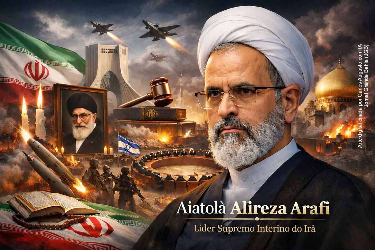 O Irã nomeou o aiatolá Alireza Arafi como líder supremo interino após a morte de Ali Khamenei, ocorrida durante ataques coordenados de Estados Unidos e Israel. Um conselho provisório formado por autoridades religiosas e políticas conduzirá o processo de sucessão até a eleição de um novo líder pela Assembleia de Peritos. O episódio intensificou tensões no Oriente Médio, provocou retaliações militares e gerou reações divergentes de líderes internacionais.