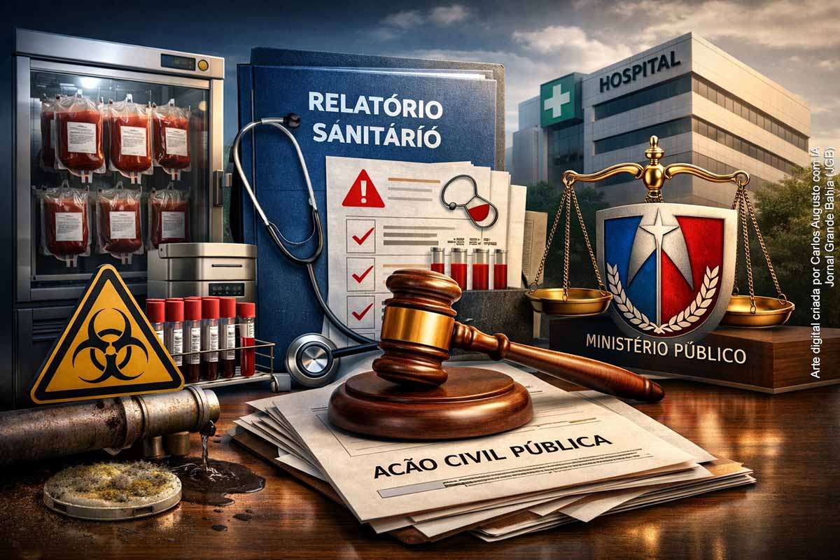 O Ministério Público da Bahia ajuizou ação civil pública contra o Hospital São Rafael após inspeções da vigilância sanitária identificarem irregularidades no Banco de Sangue da unidade, incluindo problemas estruturais, falhas de controle sanitário e ausência de registros técnicos obrigatórios. A ação pede medidas urgentes para adequação do setor às normas sanitárias, além da apresentação de um plano de correção das irregularidades e garantia de segurança para pacientes e doadores.