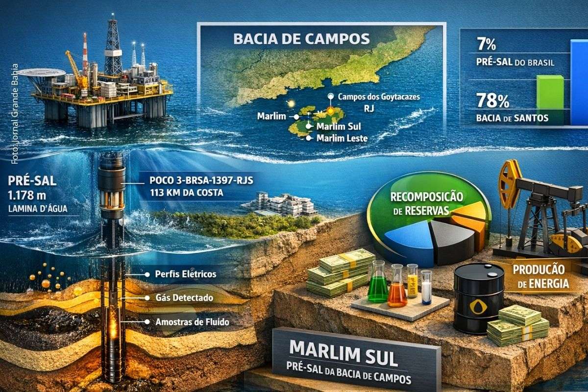 Poço exploratório fica a 113 km da costa do RJ e pode contribuir para recomposição de reservas de petróleo.