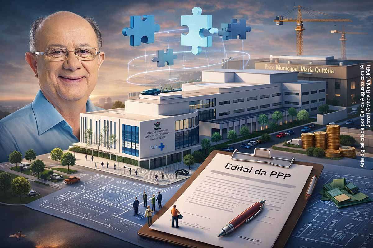O prefeito José Ronaldo de Carvalho agendou para terça-feira (10/03/2026) a apresentação do edital da PPP do Hospital Municipal de Feira de Santana. A unidade, prevista para funcionar integralmente pelo SUS, deverá ter 110 leitos e estrutura voltada à média e alta complexidade. Após estudos, audiências públicas e consulta institucional realizadas desde 2025, o projeto entra agora na fase licitatória que definirá a execução da obra e da operação hospitalar.
