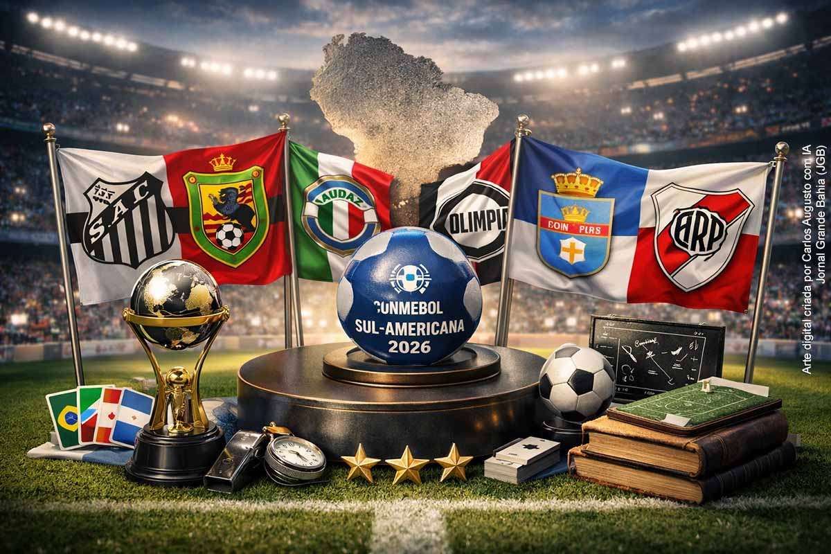 A primeira rodada da fase de grupos da Sul-Americana 2026 apresenta confrontos inéditos entre clubes de diferentes níveis de tradição e desempenho. Santos e River Plate surgem como favoritos diante de adversários com histórico negativo em duelos internacionais, enquanto Audax Italiano e Olimpia protagonizam confronto equilibrado. O cenário reforça a influência da experiência continental e dos retrospectos históricos na definição das primeiras tendências da competição.