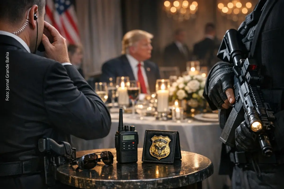 Incidente ocorreu no sábado (25/04/2026) durante evento com autoridades e imprensa nos Estados Unidos.