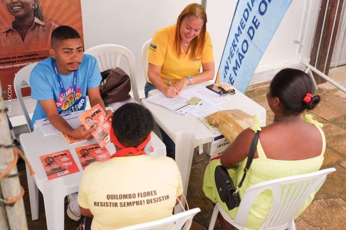 Ação da SJDH em parceria com órgãos estaduais leva serviços de cidadania, saúde e formação a territórios quilombolas no Piemonte do Paraguaçu.