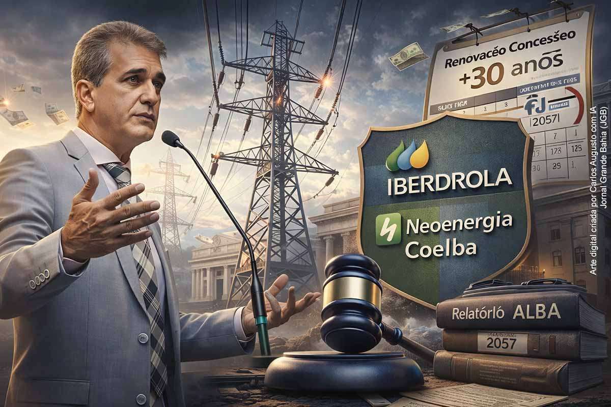 A renovação da concessão da Neoenergia Coelba por mais 30 anos foi criticada pelo deputado Robinson Almeida, que aponta falhas no serviço e questiona a ausência de licitação. Relatório da ALBA recomendava a não renovação, destacando problemas como interrupções, judicialização e impacto econômico. Apesar da previsão de R$ 16 bilhões em investimentos, o parlamentar defende fiscalização rigorosa para garantir melhorias efetivas na distribuição de energia na Bahia.