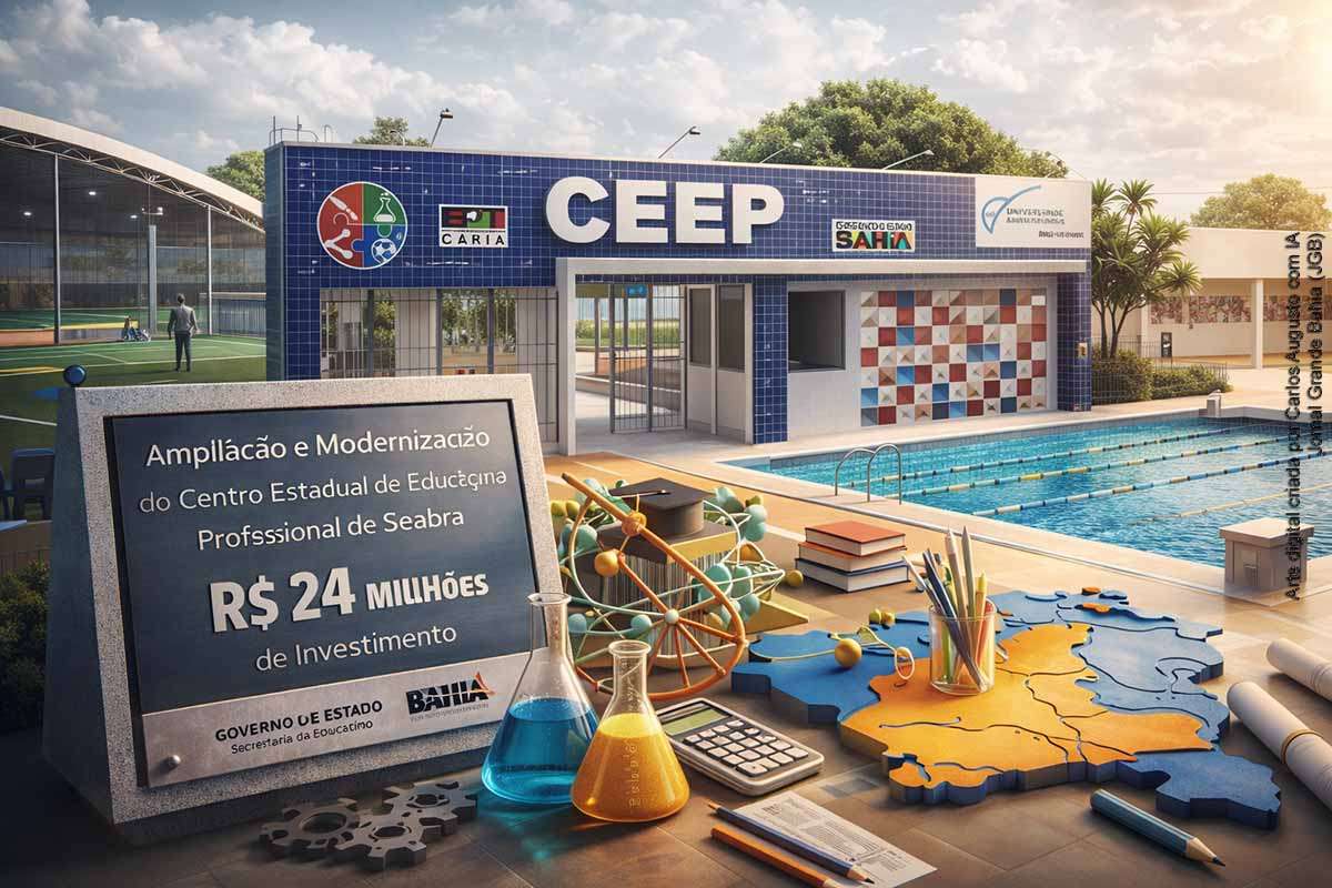O Governo da Bahia entregou, em 10/04/2026, a ampliação do CEEP de Seabra, com investimento superior a R$ 24 milhões. A unidade passa a atender 1.700 estudantes com novas salas, laboratórios e equipamentos para ensino integral. A iniciativa fortalece a educação técnica na Chapada Diamantina, ampliando o acesso à formação profissional. O impacto dependerá da continuidade das políticas educacionais e da integração com o mercado de trabalho regional.