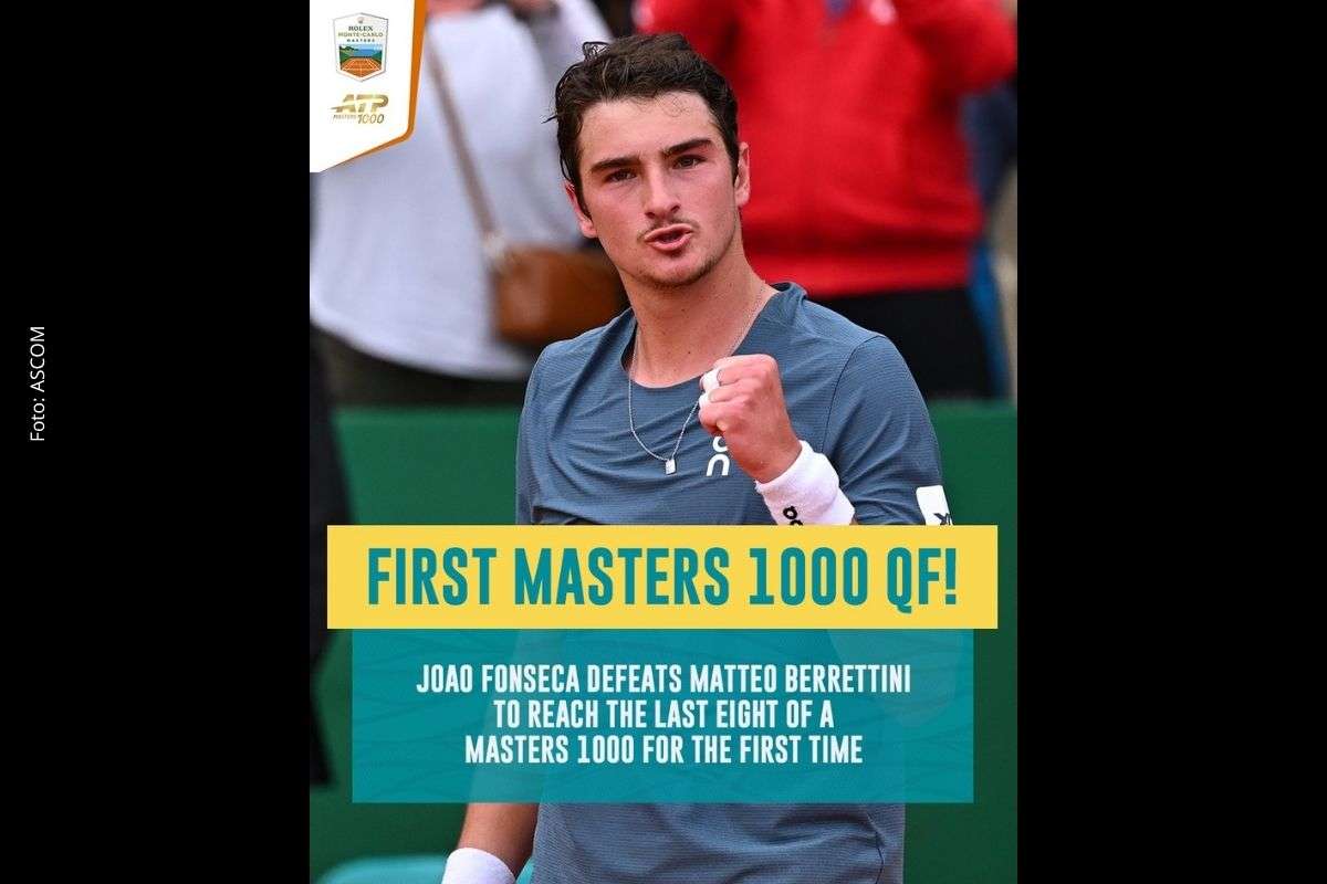 Tenista brasileiro de 19 anos alcança pela primeira vez essa fase em um Masters 1000.
