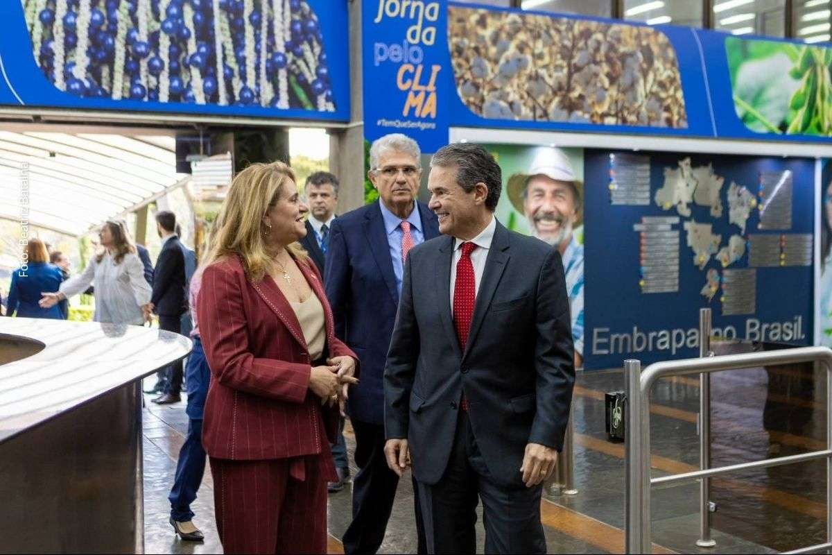 Agenda institucional destaca apoio à pesquisa agropecuária e fortalecimento da Embrapa como eixo estratégico do setor.