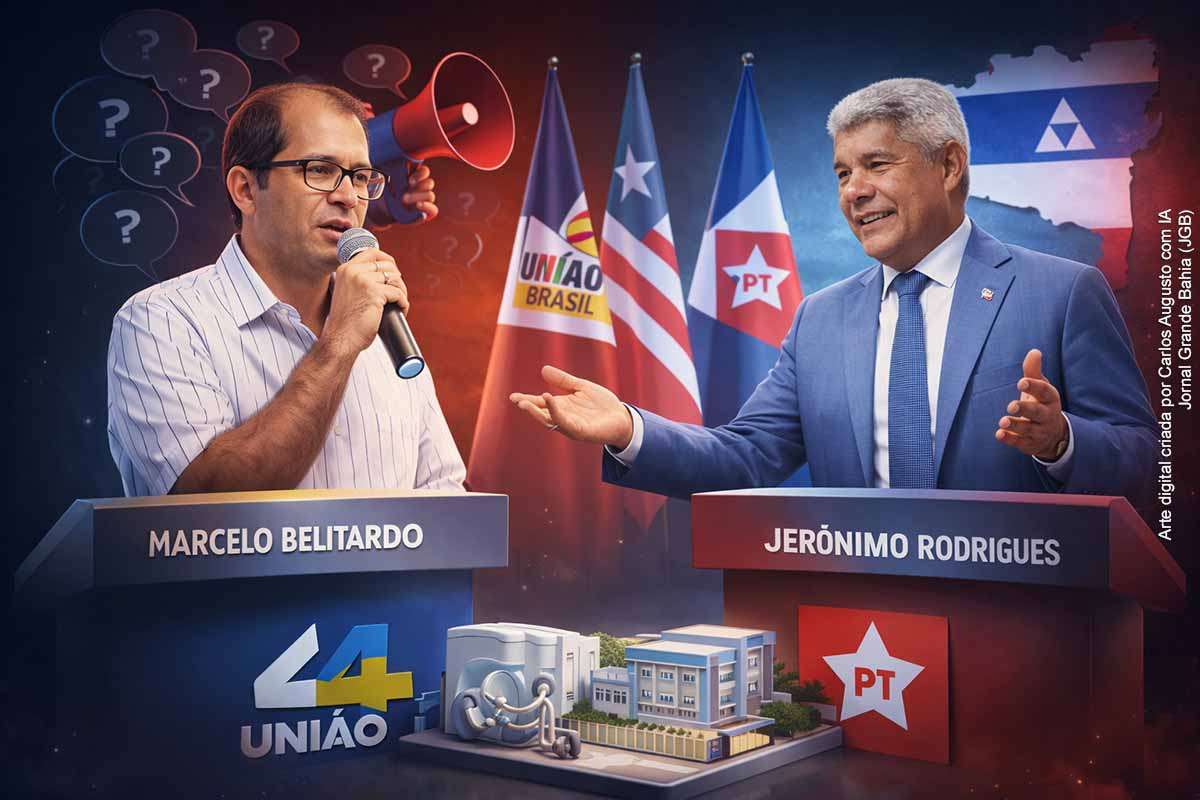 O prefeito de Teixeira de Freitas, Marcelo Belitardo (União Brasil), defendeu os investimentos do governador Jerônimo Rodrigues (PT) na saúde regional durante agenda oficial em 07/04/2026. Ao destacar avanços no Hospital Costa das Baleias e a futura radioterapia, criticou a oposição por suposta desinformação. A postura evidencia pragmatismo político, aproximação institucional e possíveis tensões dentro do campo oposicionista na Bahia.