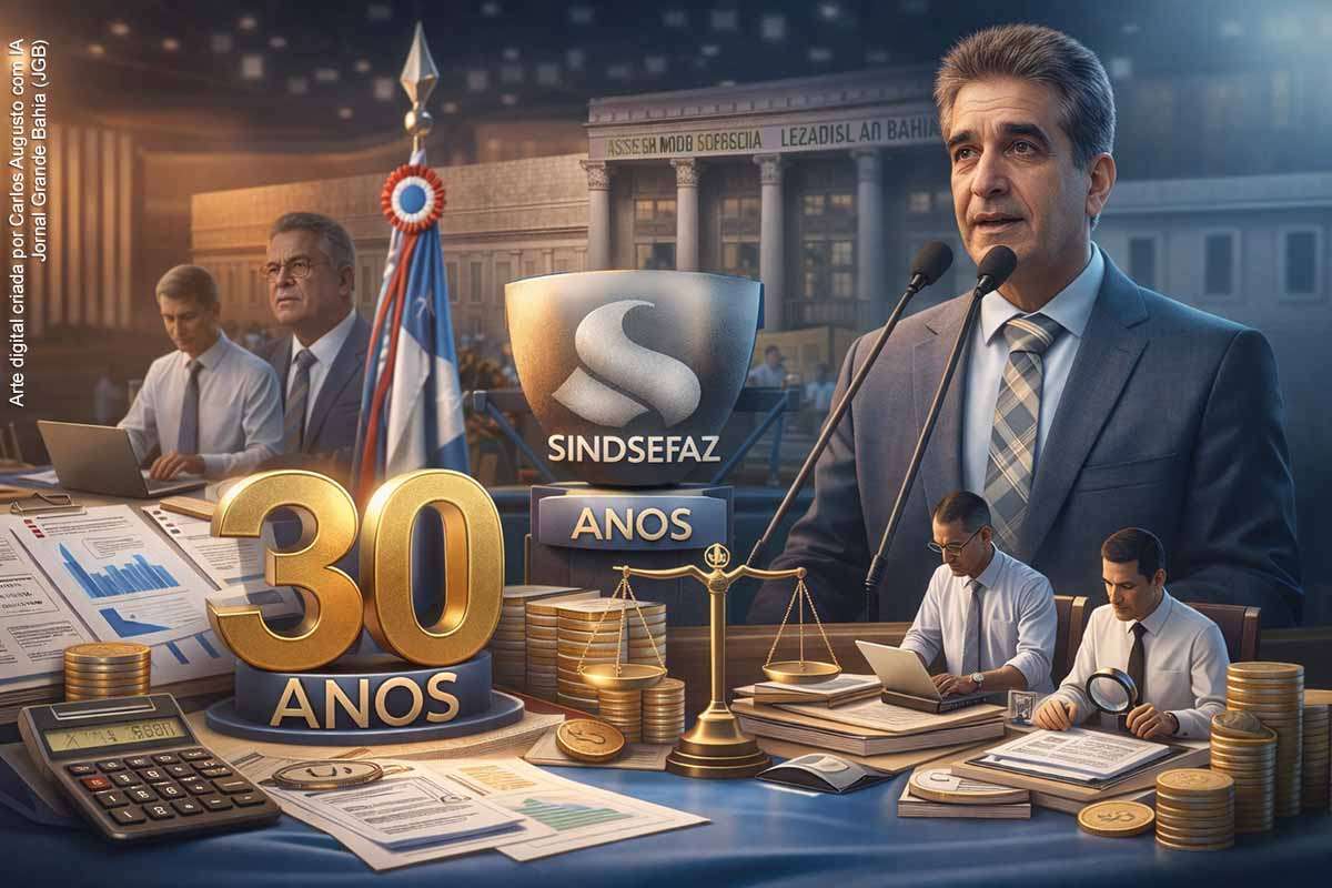 A Assembleia Legislativa da Bahia realiza, em 13 de abril de 2026, sessão especial para celebrar os 30 anos do Sindsefaz, destacando a atuação da entidade na defesa dos servidores fazendários e na formulação de políticas fiscais. O evento também evidencia conquistas da categoria, como o novo concurso público com 200 vagas, e reforça o papel estratégico da administração tributária para o desenvolvimento do estado.