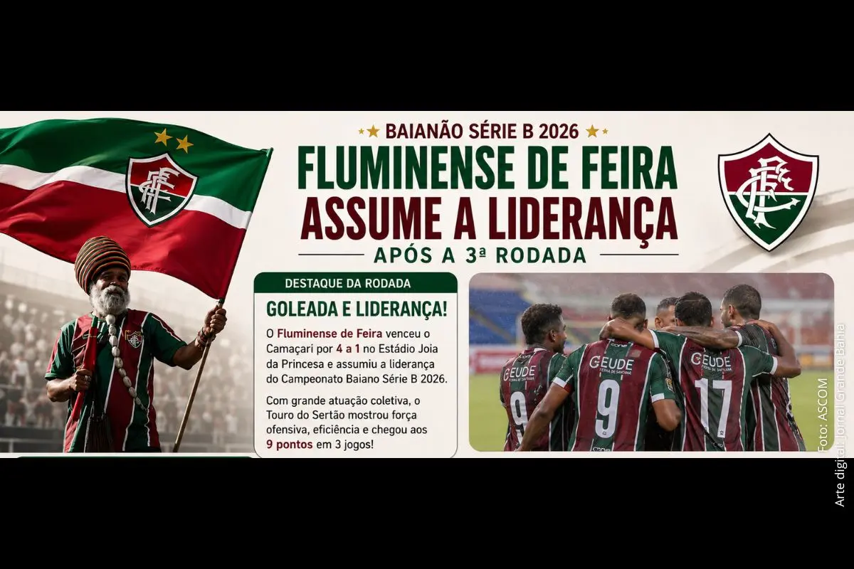 Fluminense de Feira goleia Camaçari e assume liderança do Baianão Série ...