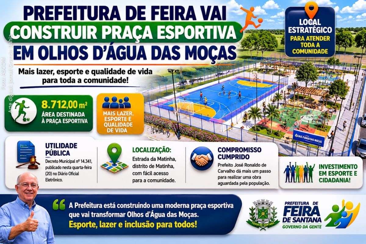 Equipamento público será implantado na Estrada da Matinha após publicação de decreto municipal de utilidade pública para desapropriação da área.