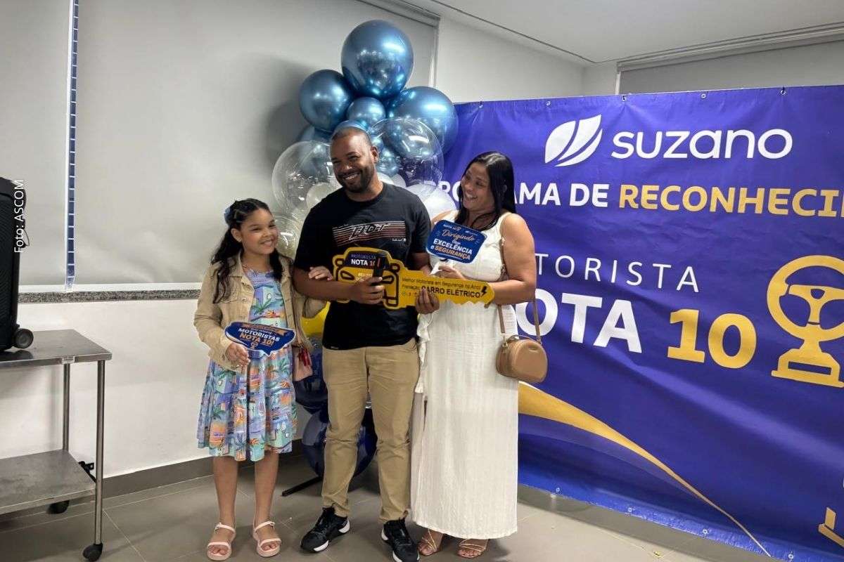Premiação reconheceu desempenho em segurança e produtividade de motoristas que atuam no transporte de madeira no Extremo Sul da Bahia e Norte do Espírito Santo.