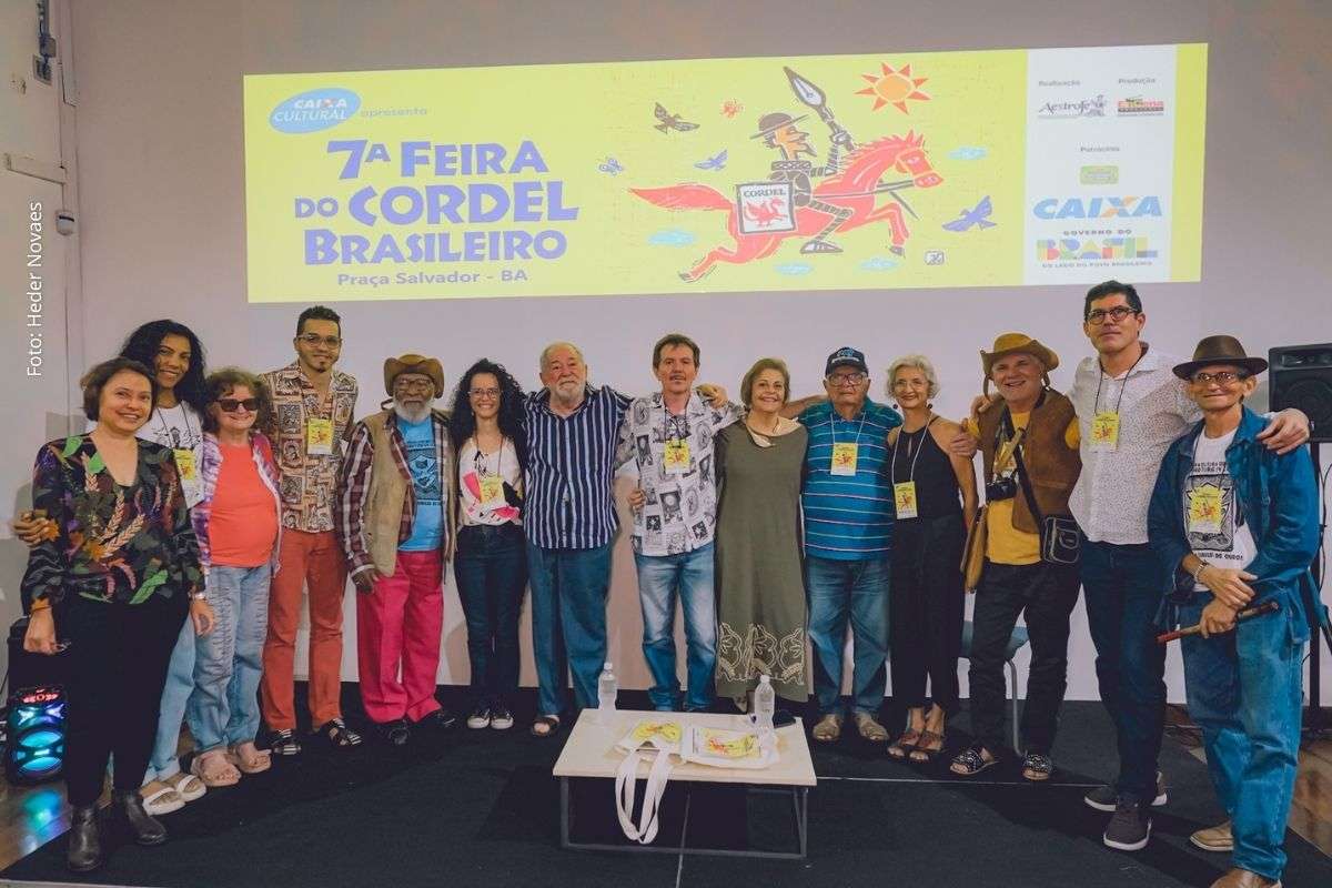 Evento realizado na CAIXA Cultural Salvador reuniu cordelistas, pesquisadores, artistas, estudantes e público de diferentes gerações em programação gratuita dedicada à literatura de cordel.
