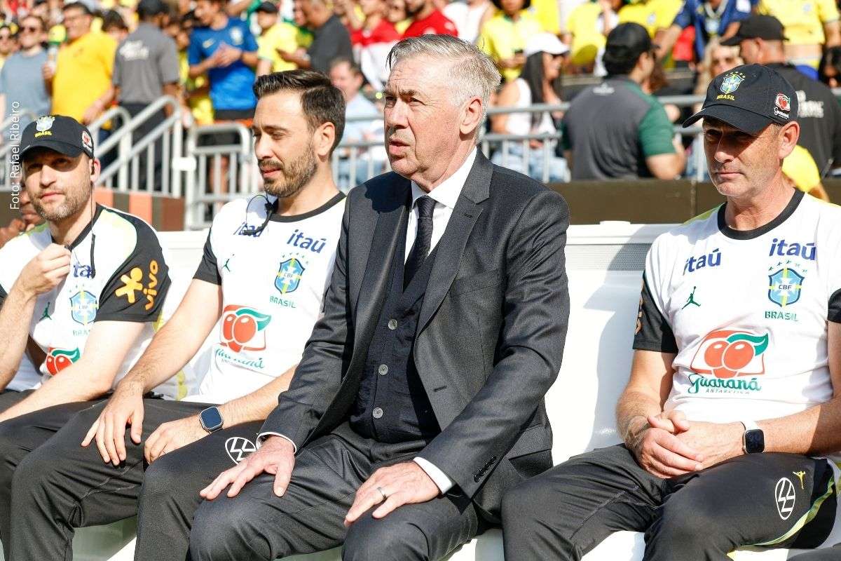 Seleção Brasileira terá Carlo Ancelotti como 16º treinador em Mundiais na busca pelo hexacampeonato.