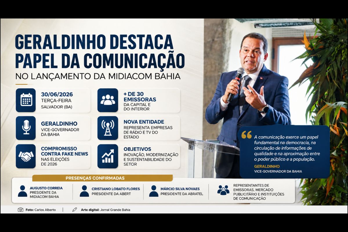 Nova entidade passa a representar empresas de rádio e televisão da Bahia e reúne mais de 30 emissoras da capital e do interior.