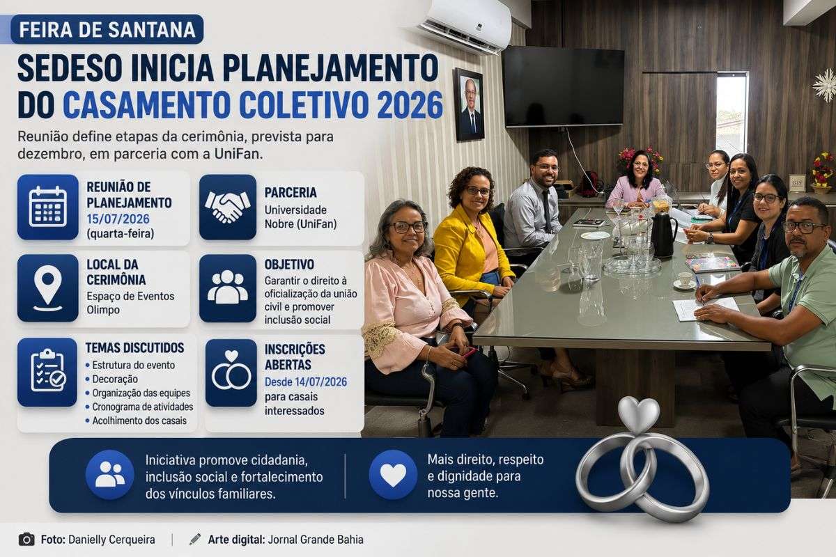 Secretaria Municipal de Desenvolvimento Social realizou a primeira reunião de alinhamento para organizar a cerimônia, prevista para dezembro, em parceria com a Universidade Nobre (UniFan).