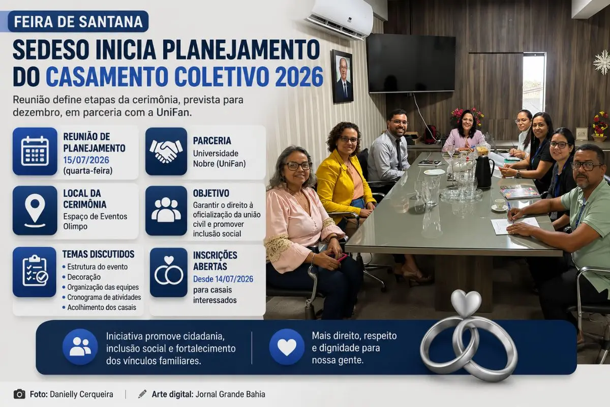 Secretaria Municipal de Desenvolvimento Social realizou a primeira reunião de alinhamento para organizar a cerimônia, prevista para dezembro, em parceria com a Universidade Nobre (UniFan).
