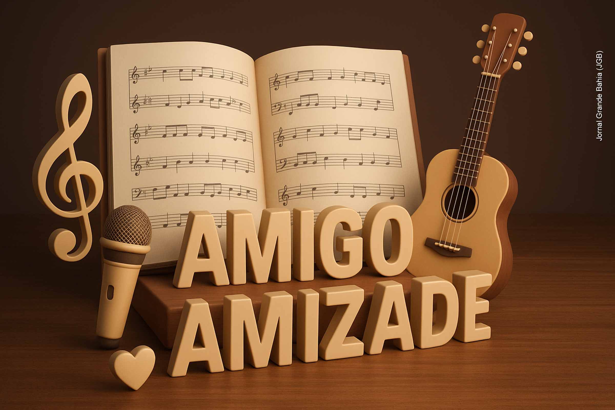 Levantamento do Ecad, divulgado neste sábado (20/07/2026), mostra que a palavra “amigo” aparece em mais de 10 mil títulos de músicas registradas no Brasil. Também foram identificadas mais de 4.300 músicas com “amiga” e 1.700 com “amizade”. Os dados reforçam a relevância do tema nas composições e regravações do repertório nacional, especialmente no contexto do Dia do Amigo.