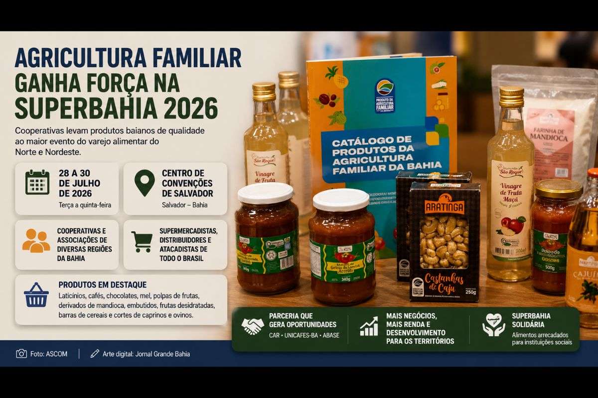 Maior feira do varejo alimentar do Norte e Nordeste será realizada entre 28 e 30 de julho, em Salvador, reunindo cooperativas, supermercadistas, distribuidores e atacadistas.