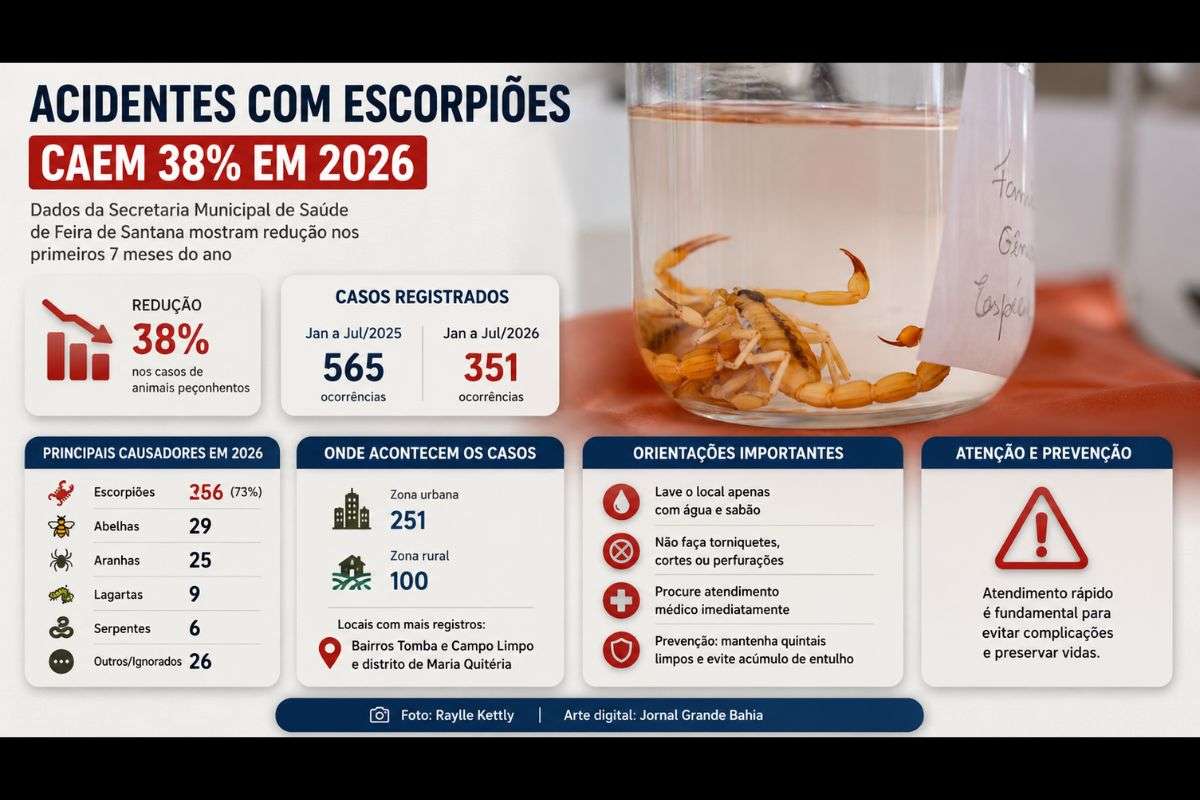 Município abre licitação para modernizar o trabalho dos agentes comunitários de saúde e divulga redução de 38% nas notificações de acidentes por animais peçonhentos entre janeiro e julho de 2026.