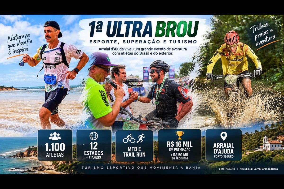 Evento realizado pela Brou Aventuras terminou no domingo (13/09/2026), com participantes de 12 estados brasileiros e competidores estrangeiros em provas de MTB e Trail Run.