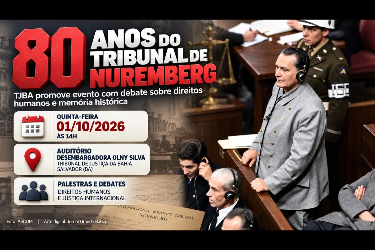 Programação reúne sobrevivente do Holocausto e especialista em Direitos Humanos para discutir o legado dos julgamentos realizados na Alemanha entre 1945 e 1946.