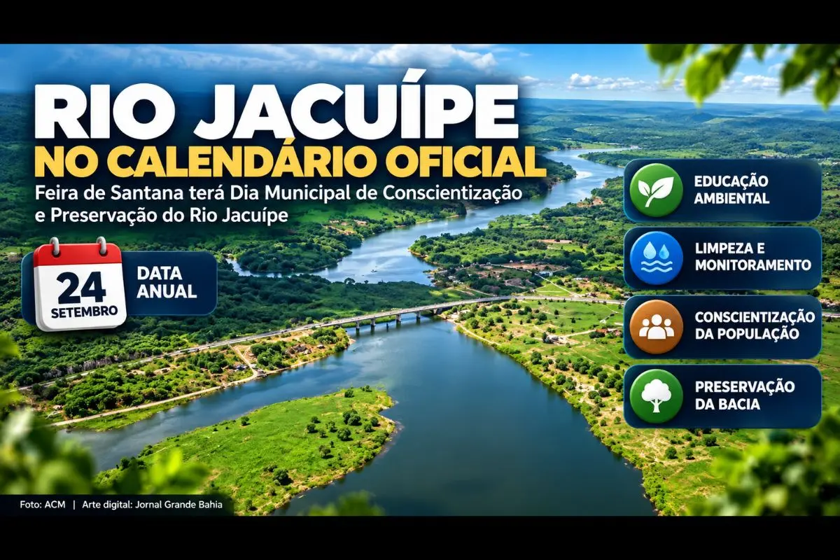 Projeto de Lei do vereador Jurandy Carvalho estabelece 24 de setembro como data anual para ações de educação ambiental, recuperação da bacia hidrográfica e mobilização social.