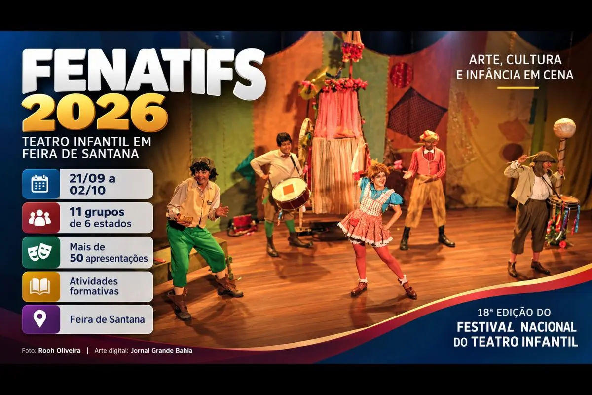18ª edição do Festival Nacional do Teatro Infantil reúne 11 grupos de seis estados brasileiros, com mais de 50 apresentações e atividades formativas até 2 de outubro.