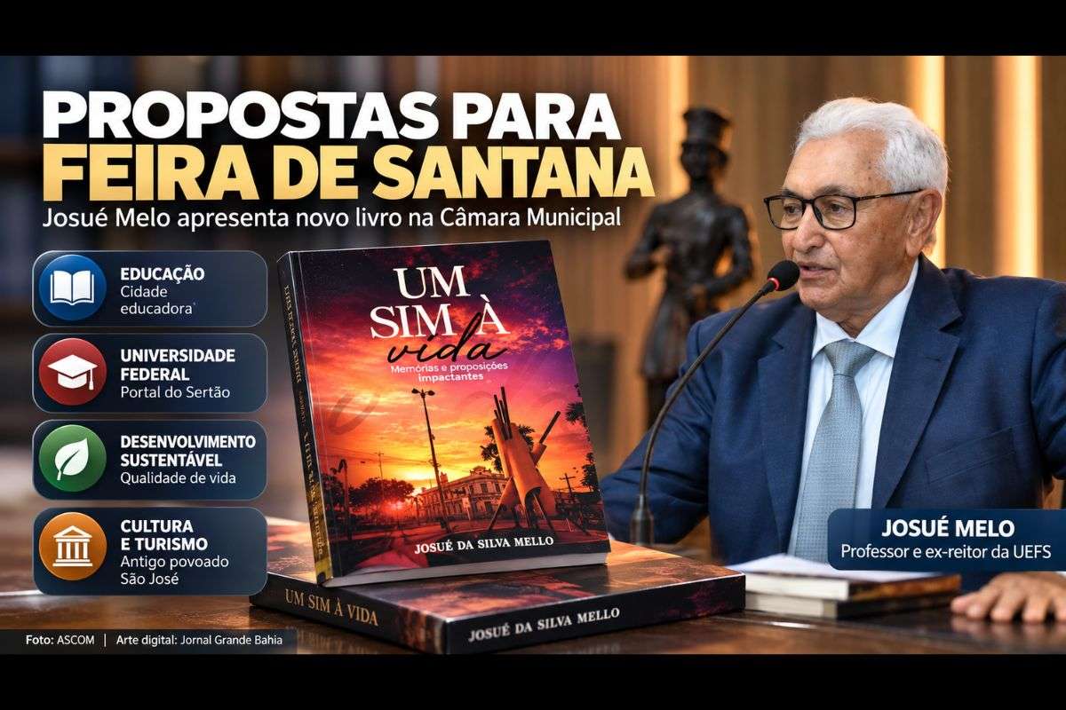 Ex-reitor da UEFS defende modelo de desenvolvimento baseado na qualidade de vida, criação de uma universidade federal e valorização do patrimônio histórico e cultural do município.