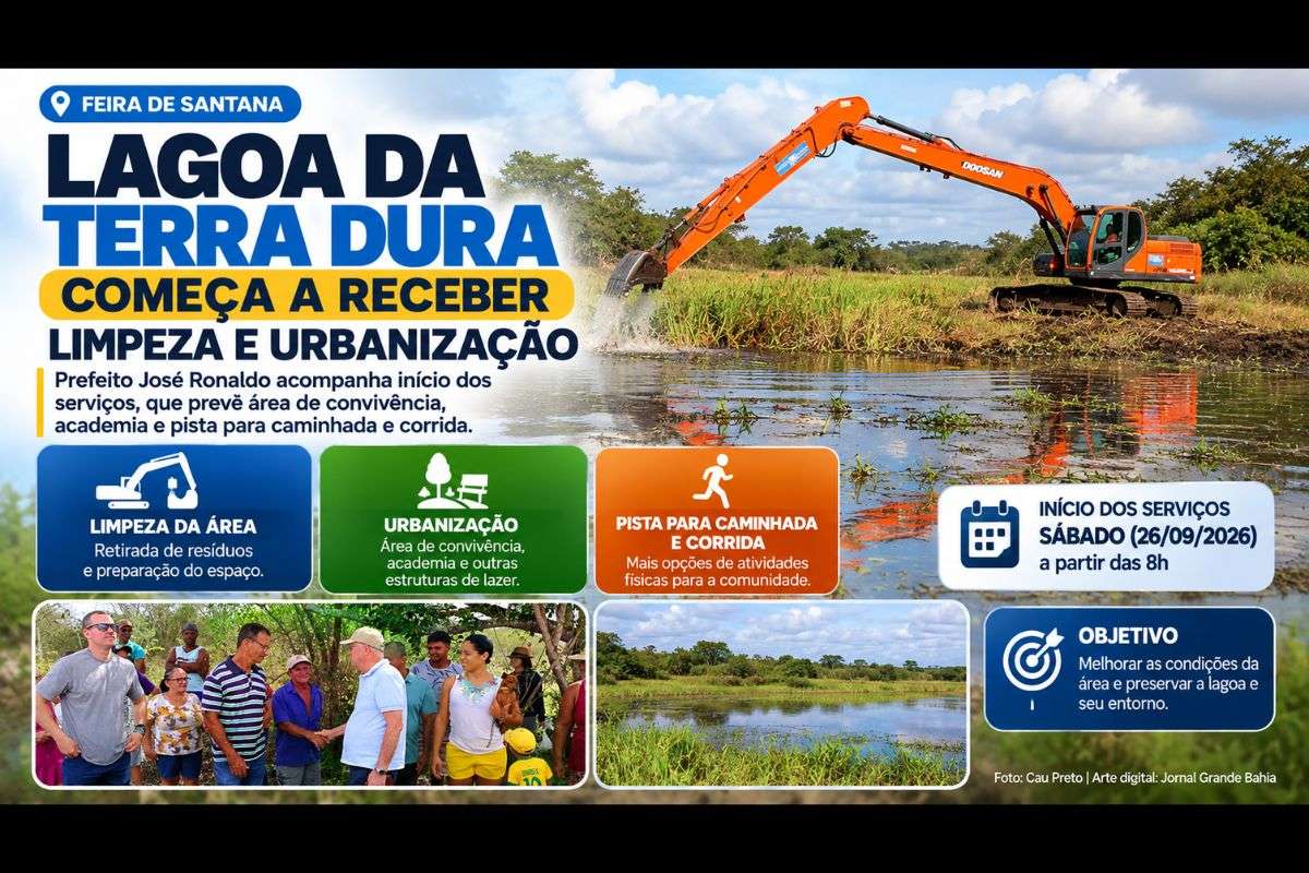 Intervenção iniciada pela Prefeitura prevê recuperação da área, espaços de convivência, academia e futura pista para caminhada e corrida.