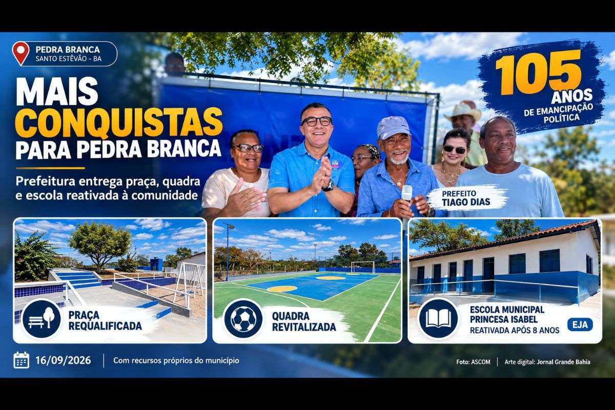 Entrega realizada em setembro inclui a reativação da Escola Municipal Princesa Isabel, desativada por oito anos e atualmente destinada à Educação de Jovens e Adultos.