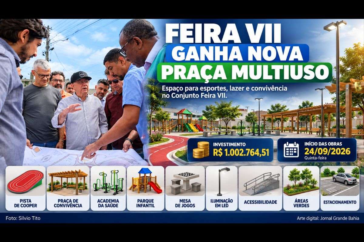 Equipamento será construído ao lado do CRAS, em área antes utilizada para descarte clandestino de lixo e entulho, e terá espaços para esportes, lazer e convivência.