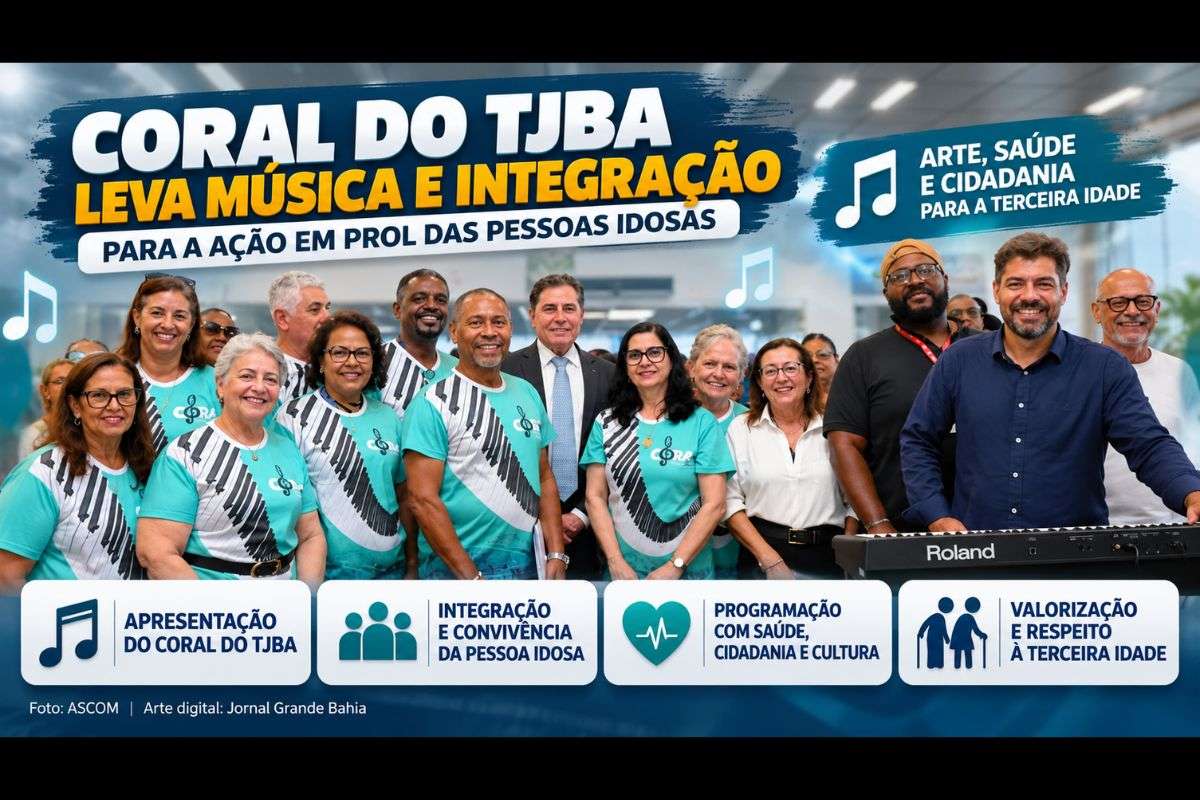 Projeto “Olha Pra Mim – Voz, Vez e Direitos da Pessoa Idosa” reúne atendimento, atividades e debates no Tribunal de Justiça da Bahia até esta sexta-feira (25/09).