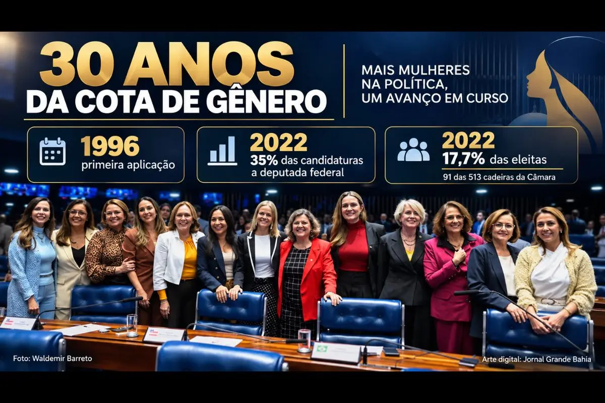Criada nas eleições municipais de 1996, regra elevou a participação das mulheres nas candidaturas, mas crescimento das eleitas ocorreu em ritmo menor.
